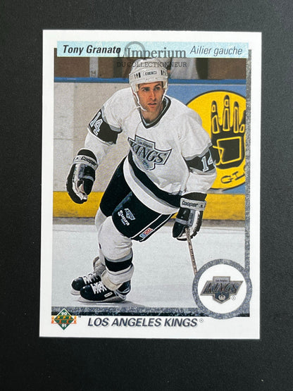 272. Tony Granato Upper Deck 1990-91 French Hockey Card