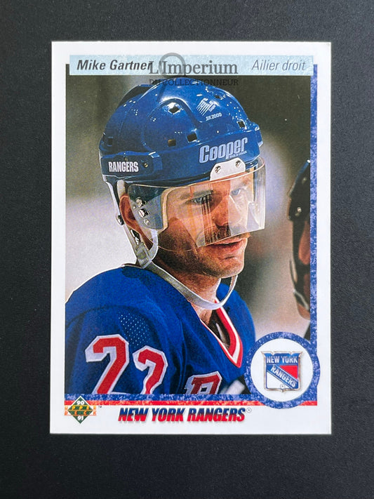 277. Mike Gartner Upper Deck 1990-91 French Hockey Card
