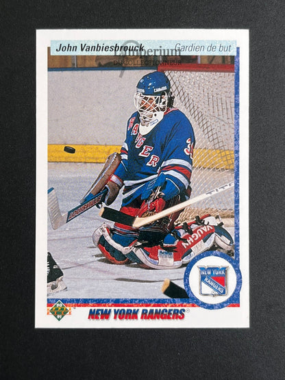 279. John Vanbiesbrouck Upper Deck 1990-91 French Hockey Card
