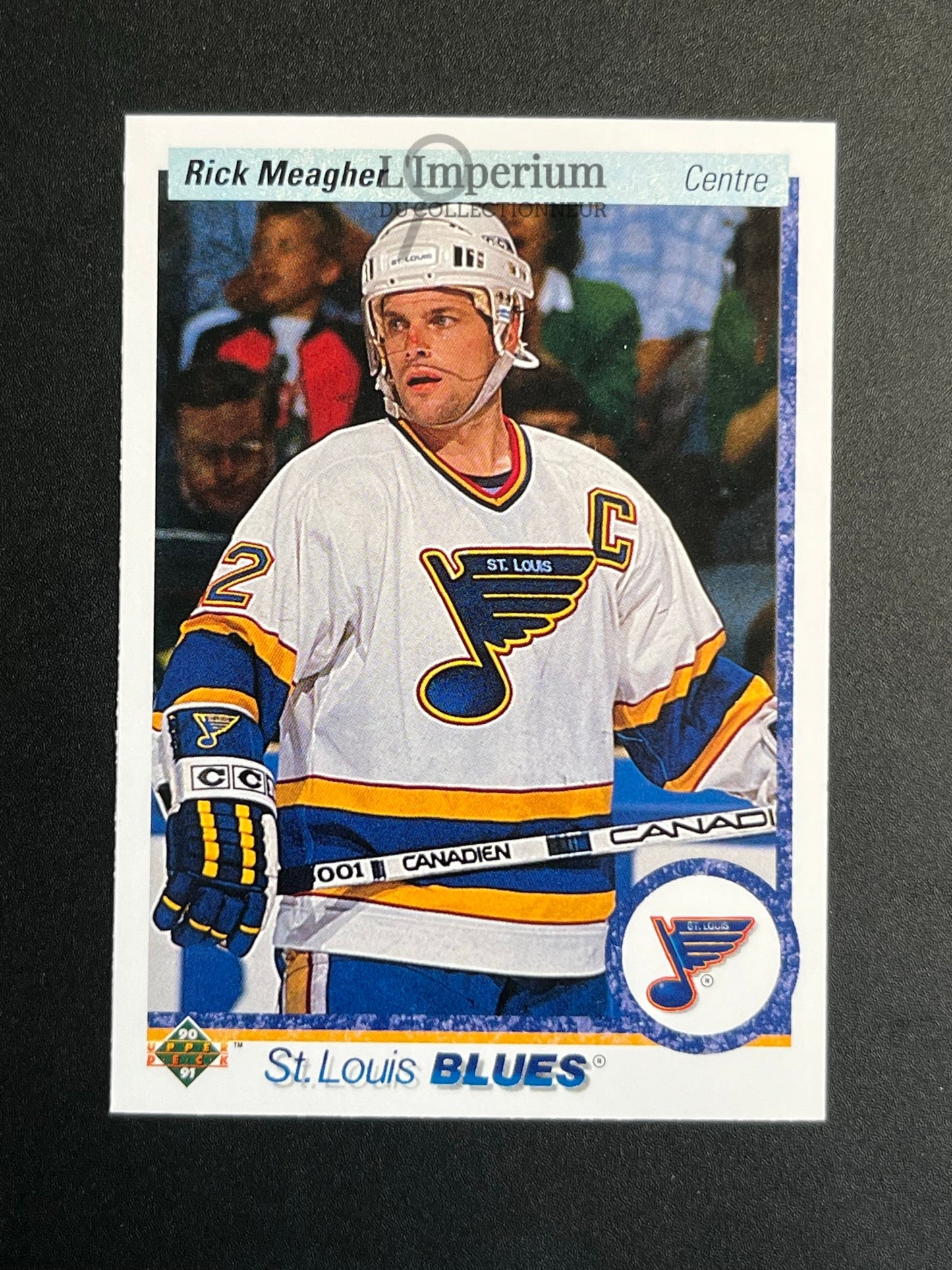 285. Rick Meagher Upper Deck 1990-91 French Hockey Card