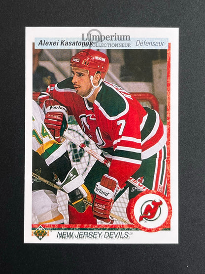 286. Alexei Kasatonov RC Upper Deck 1990-91 French Hockey Card