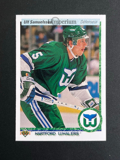 287. Ulf Samuelsson Upper Deck 1990-91 French Hockey Card