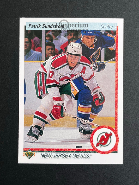 288. Patrick Sundstrom Upper Deck 1990-91 French Hockey Card