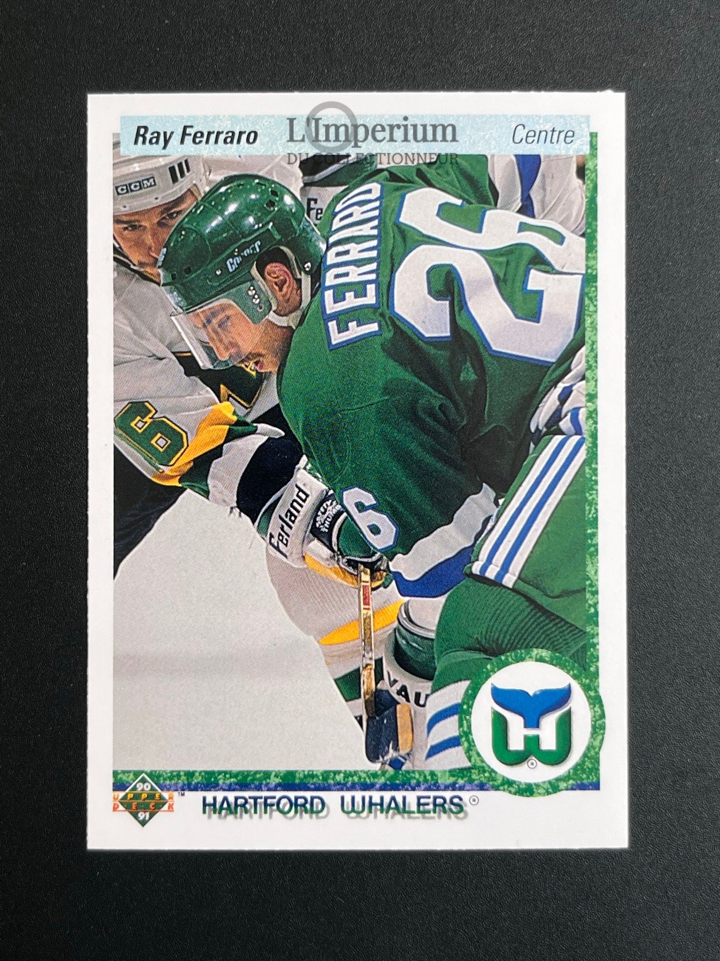289. Ray Ferrero Upper Deck 1990-91 French Hockey Card