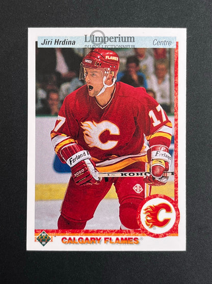 292. Jiri Hrdina RC Upper Deck 1990-91 French Hockey Card