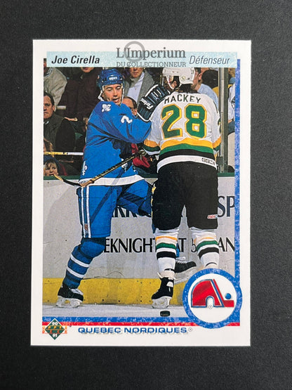293. Joe Cirella Upper Deck 1990-91 French Hockey Card