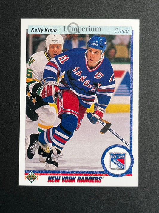 296. Kelly Kisio Upper Deck 1990-91 French Hockey Card