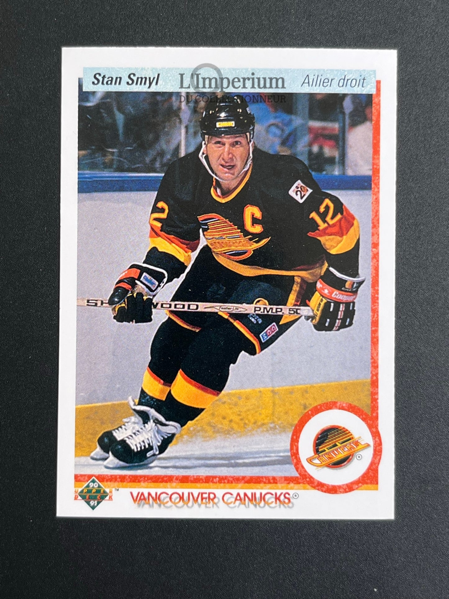 299. Stan Smyl Upper Deck 1990-91 French Hockey Card