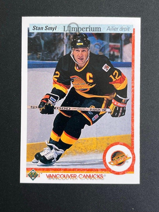 299. Stan Smyl Upper Deck 1990-91 French Hockey Card
