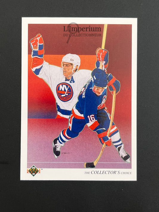 306. Pat Lafontaine TC Upper Deck 1990-91 French Hockey Card