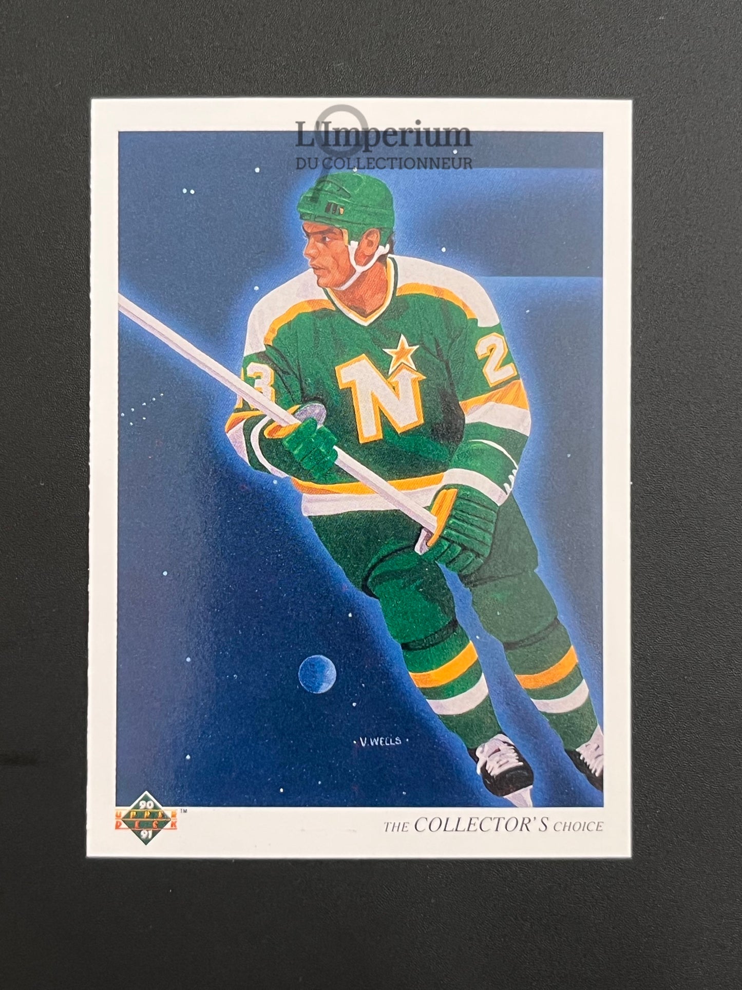 308. Brian Bellows TC Upper Deck 1990-91 French Hockey Card