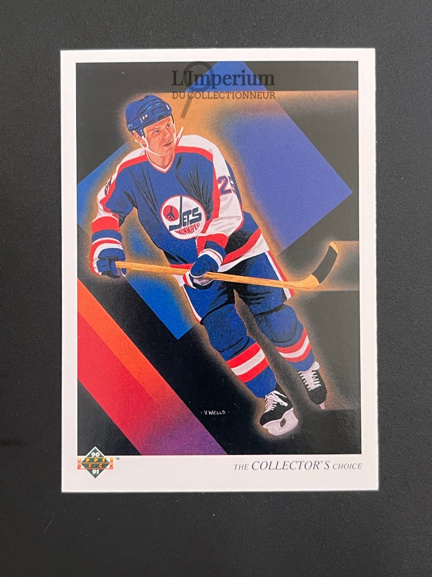 313. Thomas Steen TC Upper Deck 1990-91 French Hockey Card