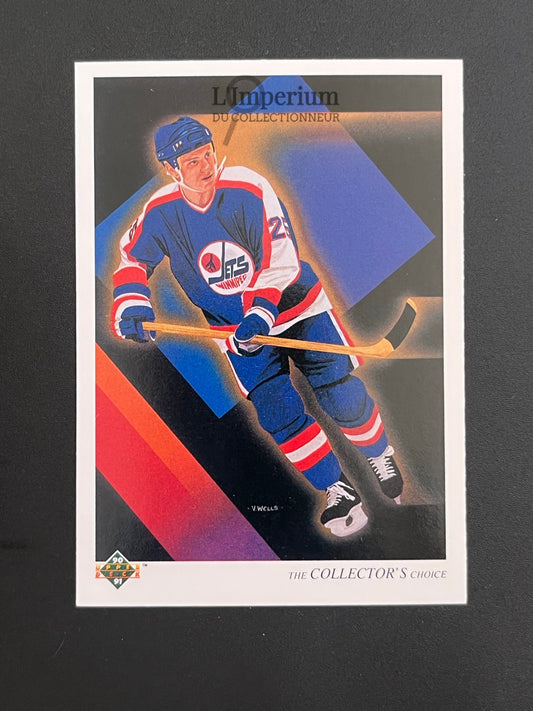 313. Thomas Steen TC Upper Deck 1990-91 French Hockey Card