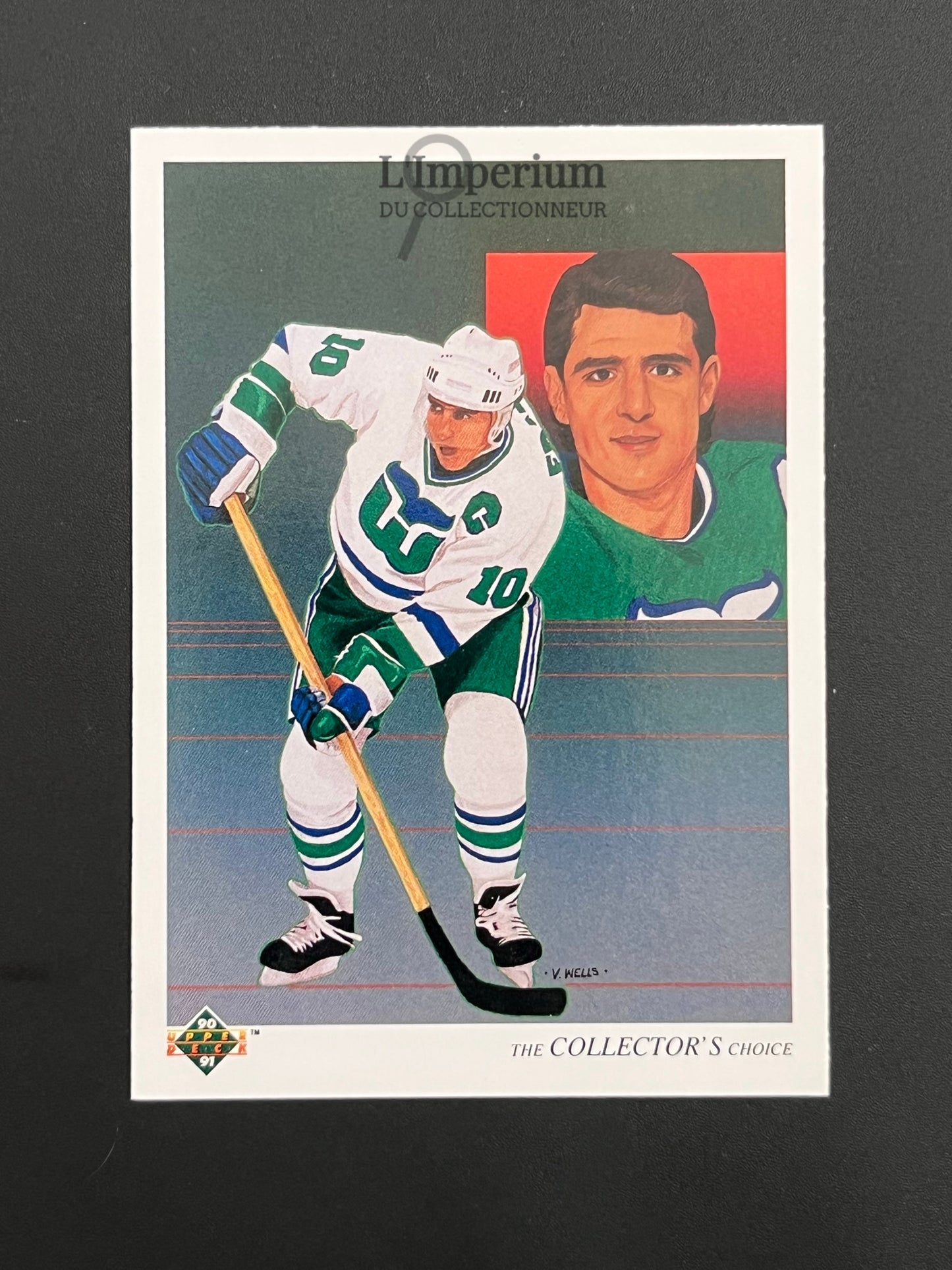 314. Ron Francis TC Upper Deck 1990-91 French Hockey Card