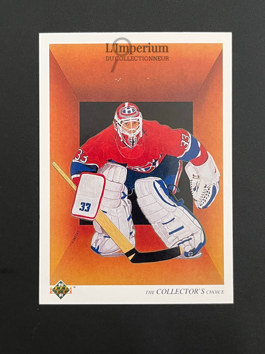 317. Patrick Roy TC Upper Deck 1990-91 French Hockey Card