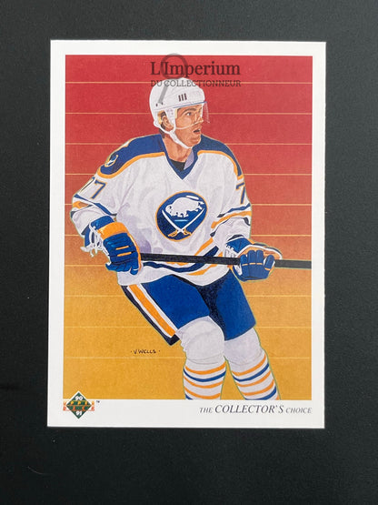 318. Pierre Turgeon TC Upper Deck 1990-91 French Hockey Card