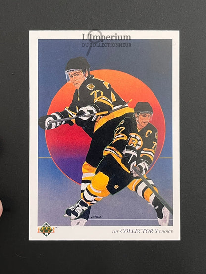 320. Ray Bourque TC Upper Deck 1990-91 French Hockey Card
