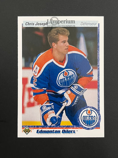 323. Chris Joseph RC Upper Deck 1990-91 French Hockey Card