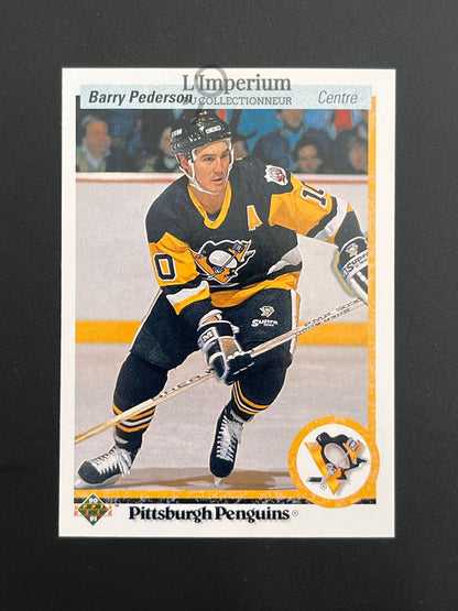 329. Barry Pederson Upper Deck 1990-91 French Hockey Card