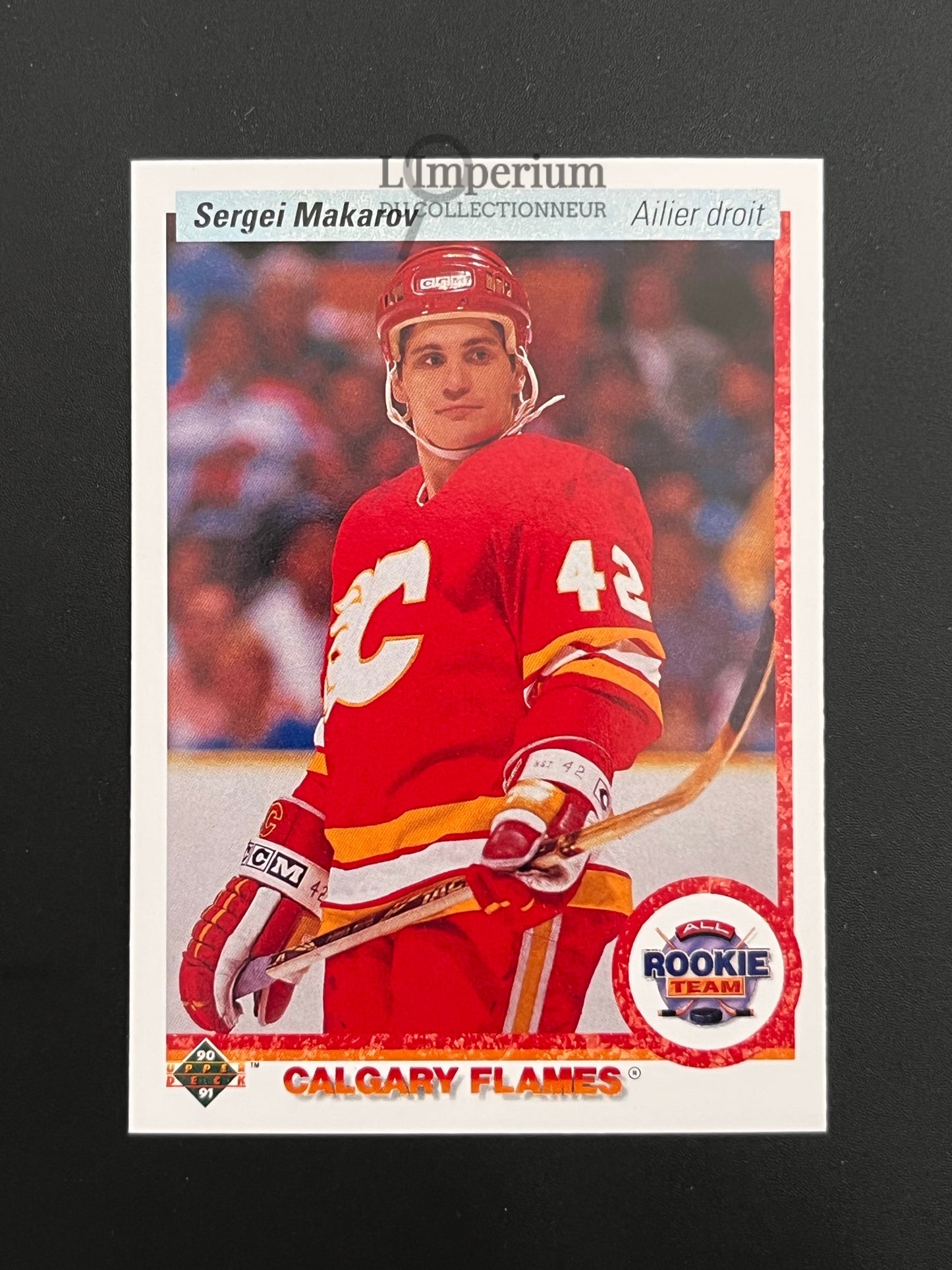 336. Sergei Makarov ART Upper Deck 1990-91 French Hockey Card