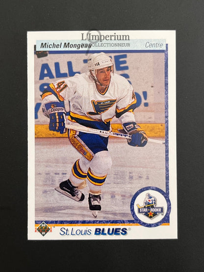 345. Michel Mongeau RC Upper Deck 1990-91 French Hockey Card
