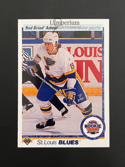 347. Rod Brind’Amour ART Upper Deck 1990-91 French Hockey Card