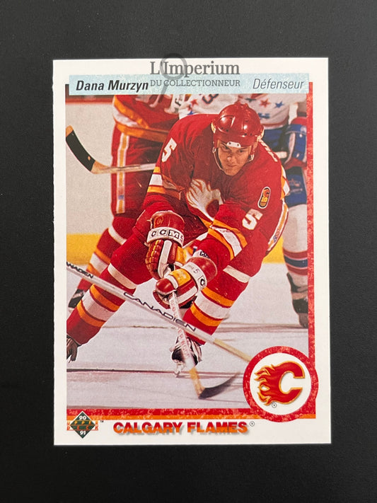 348. Dana Murzyn Upper Deck 1990-91 French Hockey Card