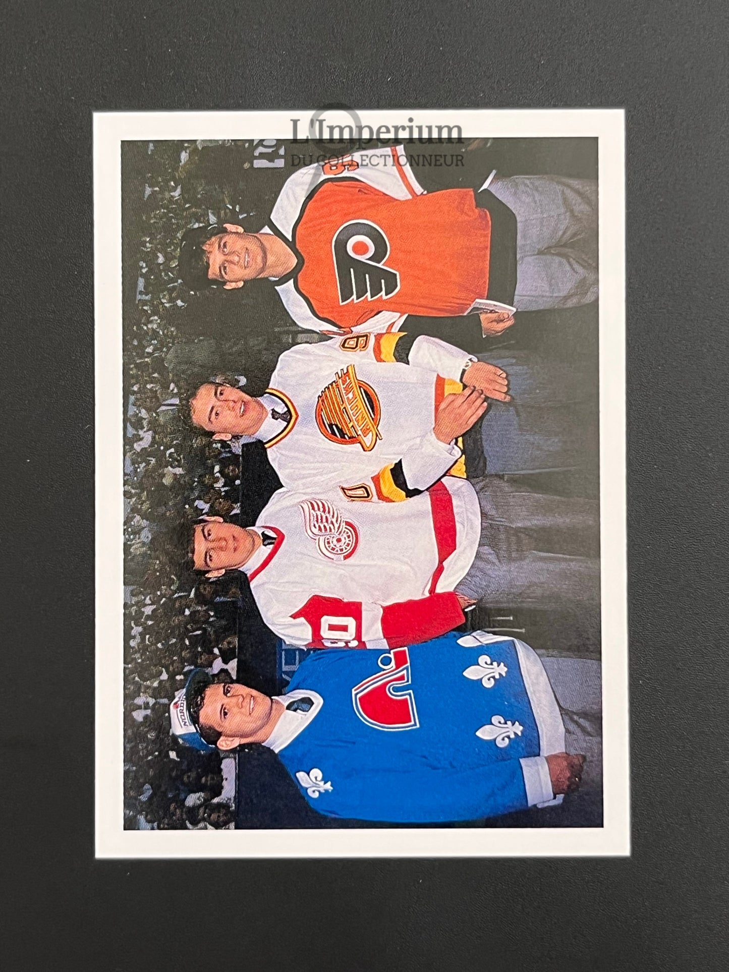 351. Nolan/Primeau/Nedved/Ricci CL Upper Deck 1990-91 French Hockey Card