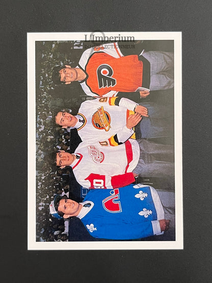 351. Nolan/Primeau/Nedved/Ricci CL Upper Deck 1990-91 French Hockey Card