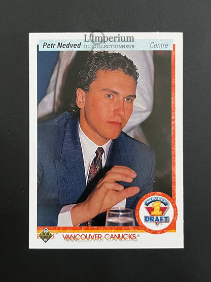 353. Peter Nedved RC Upper Deck 1990-91 French Hockey Card