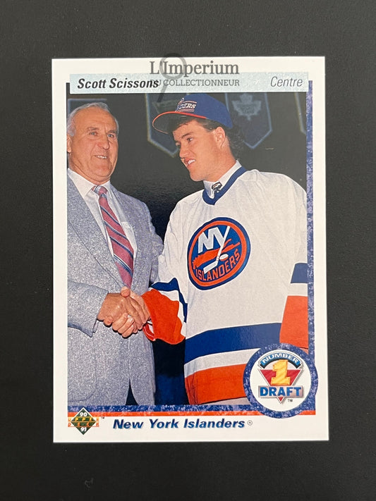 357. Scott Scissons RC Upper Deck 1990-91 French Hockey Card