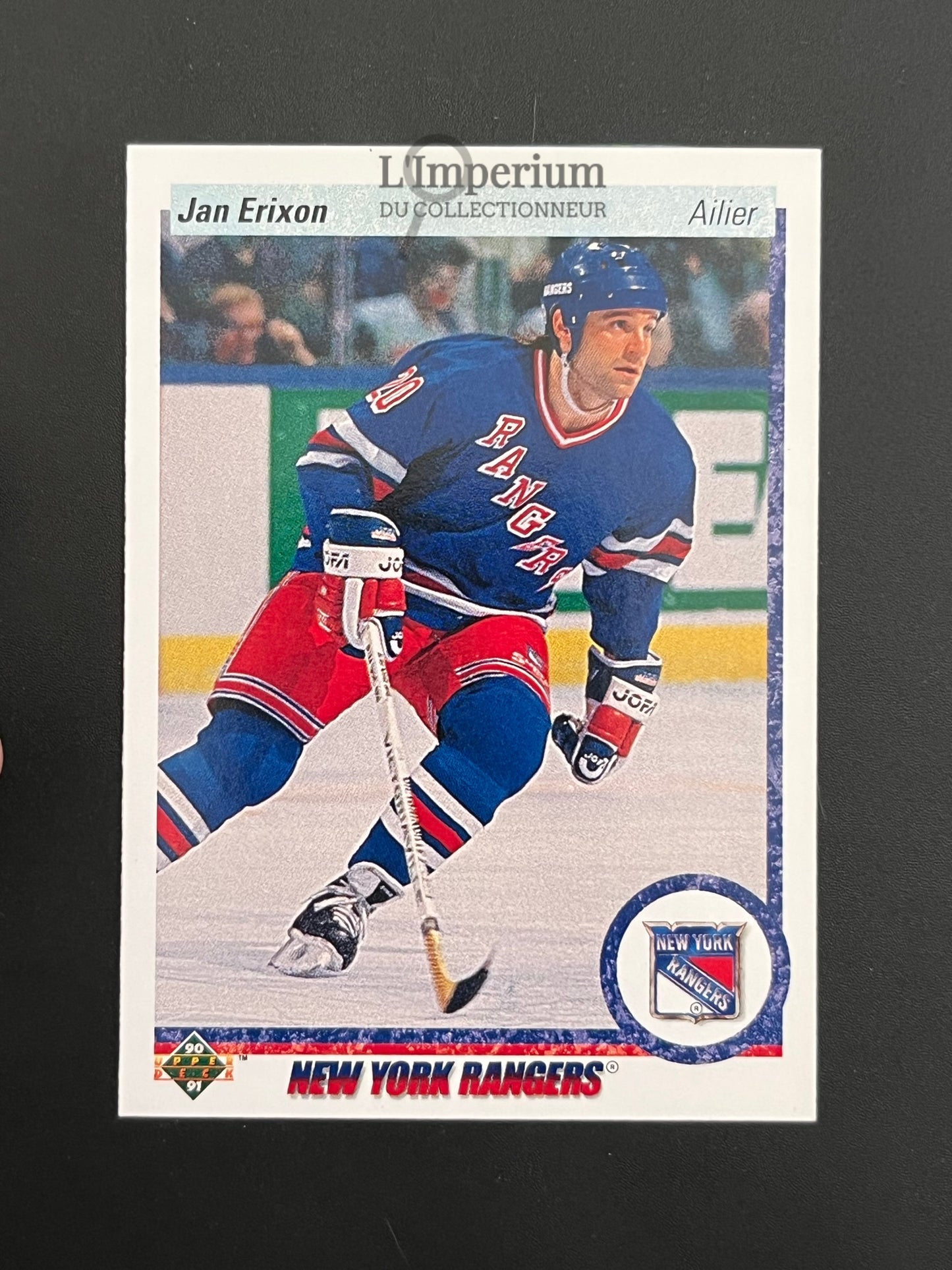 366. Jan Erixon Upper Deck 1990-91 French Hockey Card