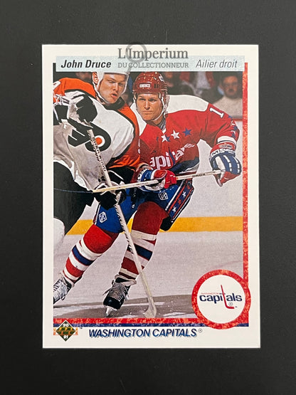 371. John Druce RC Upper Deck 1990-91 French Hockey Card