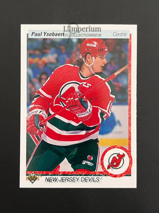 375. Paul Ysebaert RC Upper Deck 1990-91 French Hockey Card