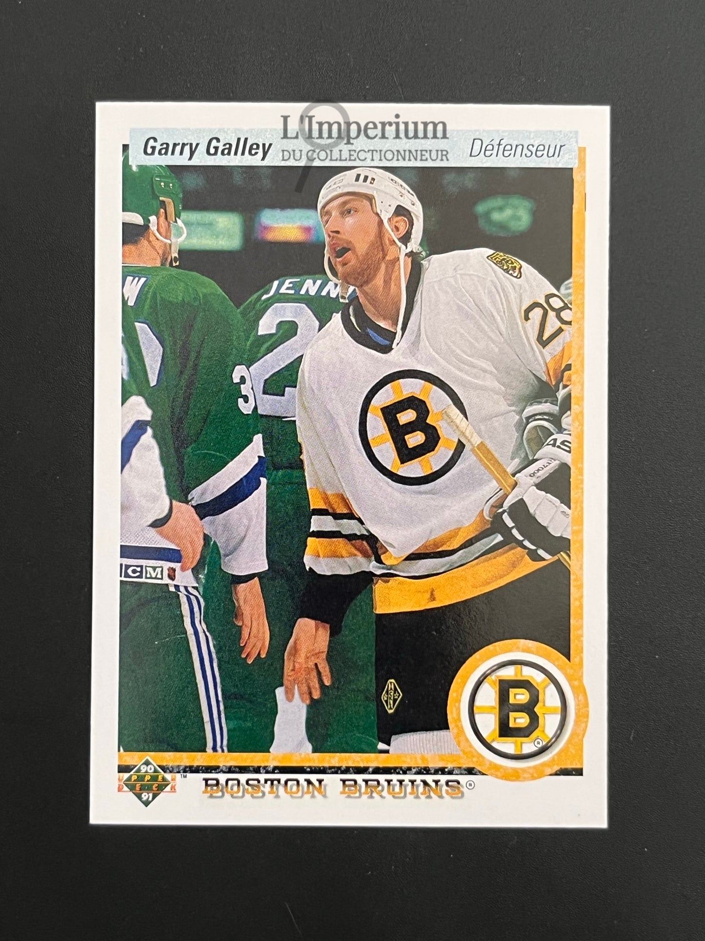 379. Garry Galley RC Upper Deck 1990-91 French Hockey Card
