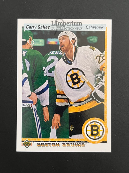 379. Garry Galley RC Upper Deck 1990-91 French Hockey Card