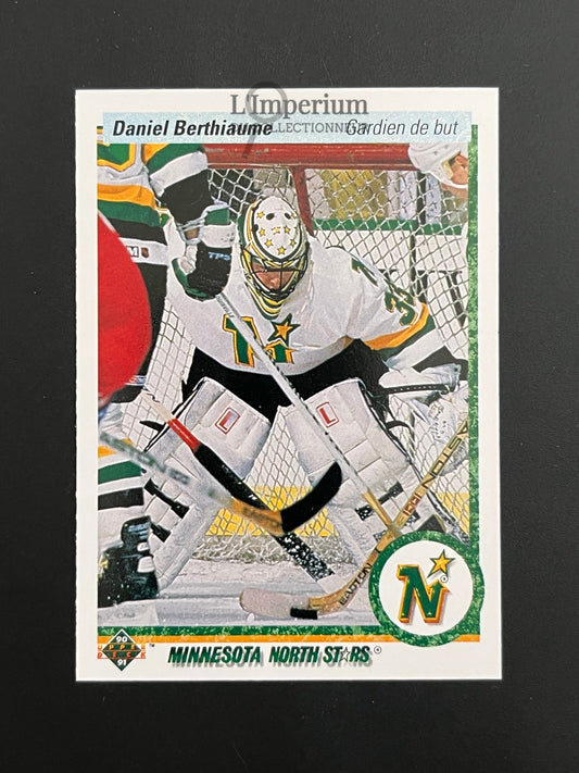 381. Daniel Berthiaume Upper Deck 1990-91 French Hockey Card