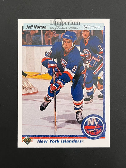 386. Jeff Norton Upper Deck 1990-91 French Hockey Card