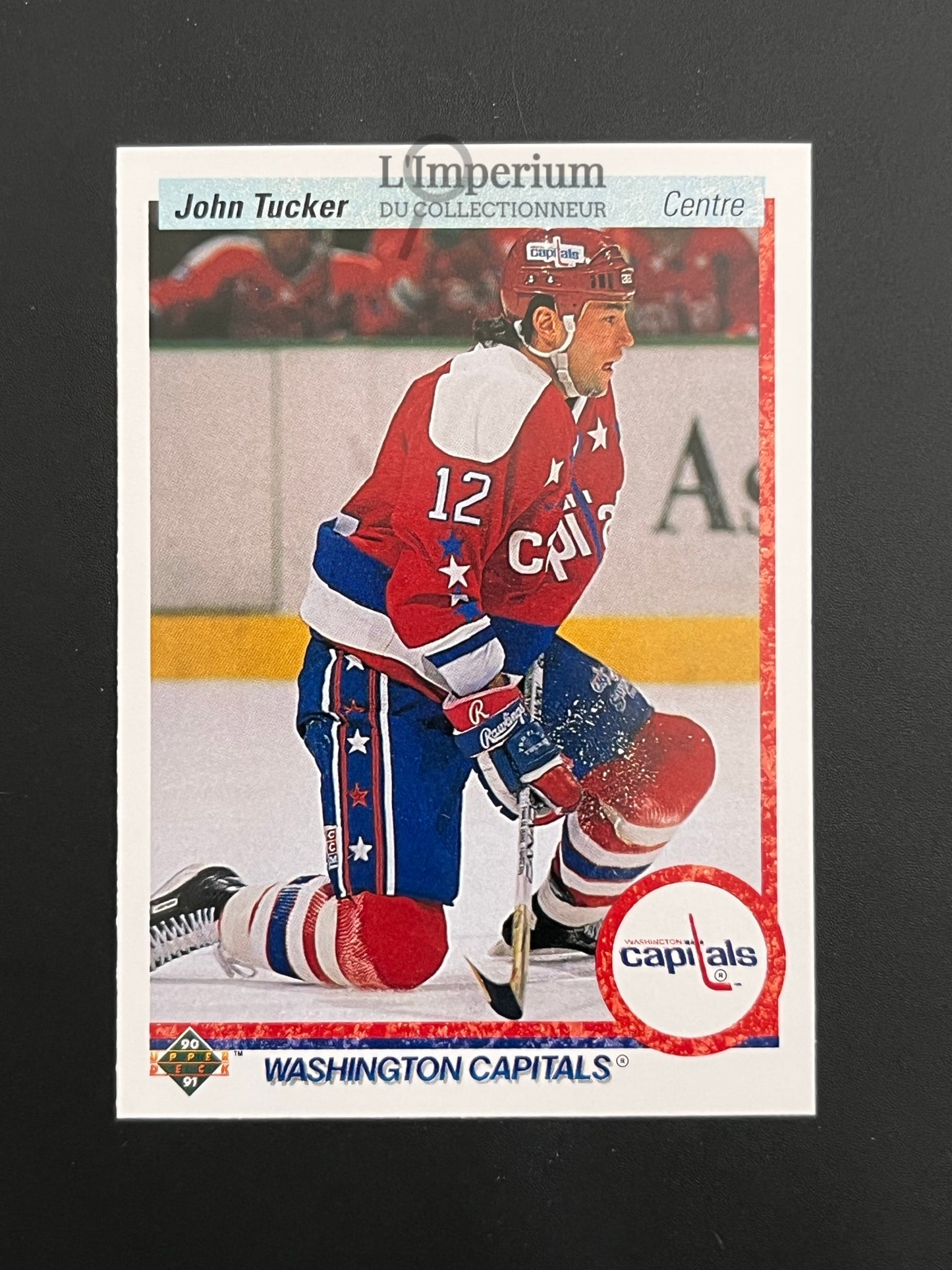387. John Tucker Upper Deck 1990-91 French Hockey Card