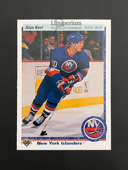 388. Alan Kerr Upper Deck 1990-91 French Hockey Card