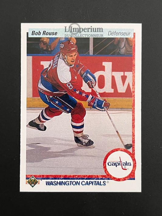 389. Bob Rouse Upper Deck 1990-91 French Hockey Card