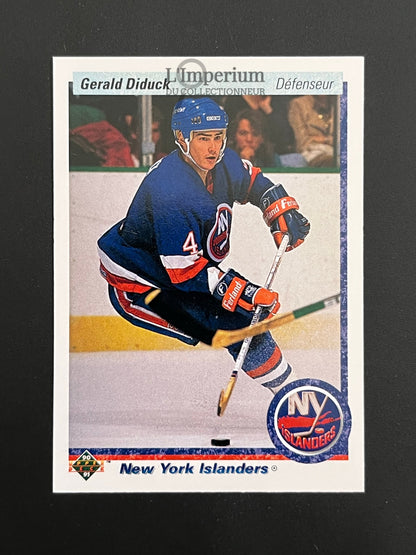 390. Gerald Diduck Upper Deck 1990-91 French Hockey Card
