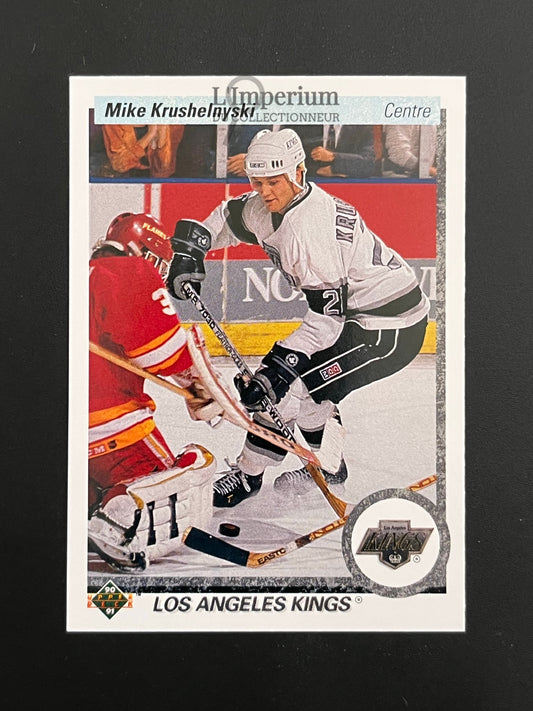 394. Mike Krushelnyski Upper Deck 1990-91 French Hockey Card
