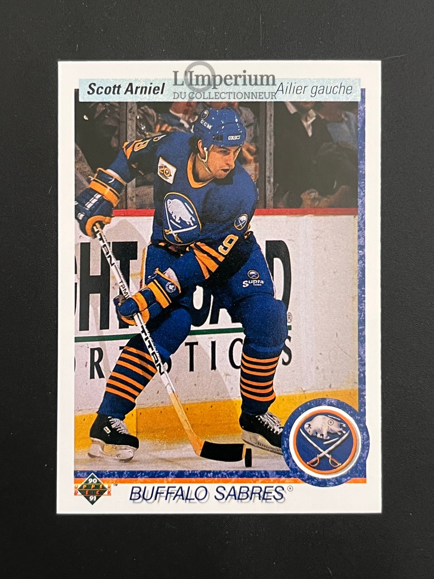 397. Scott Arniel Upper Deck 1990-91 French Hockey Card