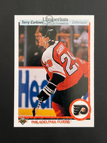 398. Terry Carkner Upper Deck 1990-91 French Hockey Card